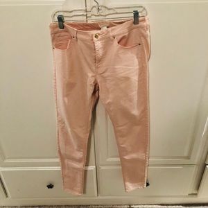 Blush Pink Jeans